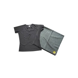 Customized women's fitted round neck T-shirt Designed short-sleeved chest button round neck T-shirt Emperor Cinema Work Uniform Group Uniform T1117 Customized women's fitted round neck T-shirt Designed short-sleeved chest button round neck T-shirt Emperor Cinema Work Uniform Group Uniform T1117